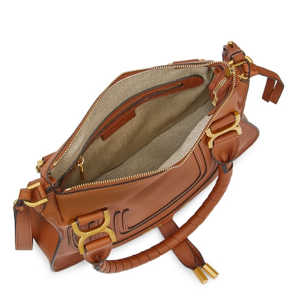 Chole Small Marcie Leather Satchel - Picture 3 of 11